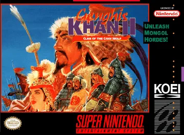 Genghis Khan II - Clan of the Gray Wolf (USA) box cover front